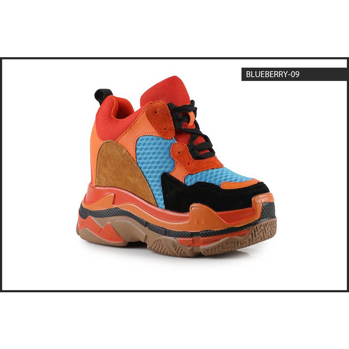 Anthony Wang - Wholesale Lifestyle Sneakers - Women's - Blueberry 09- Hidden Wedge Sneakers2