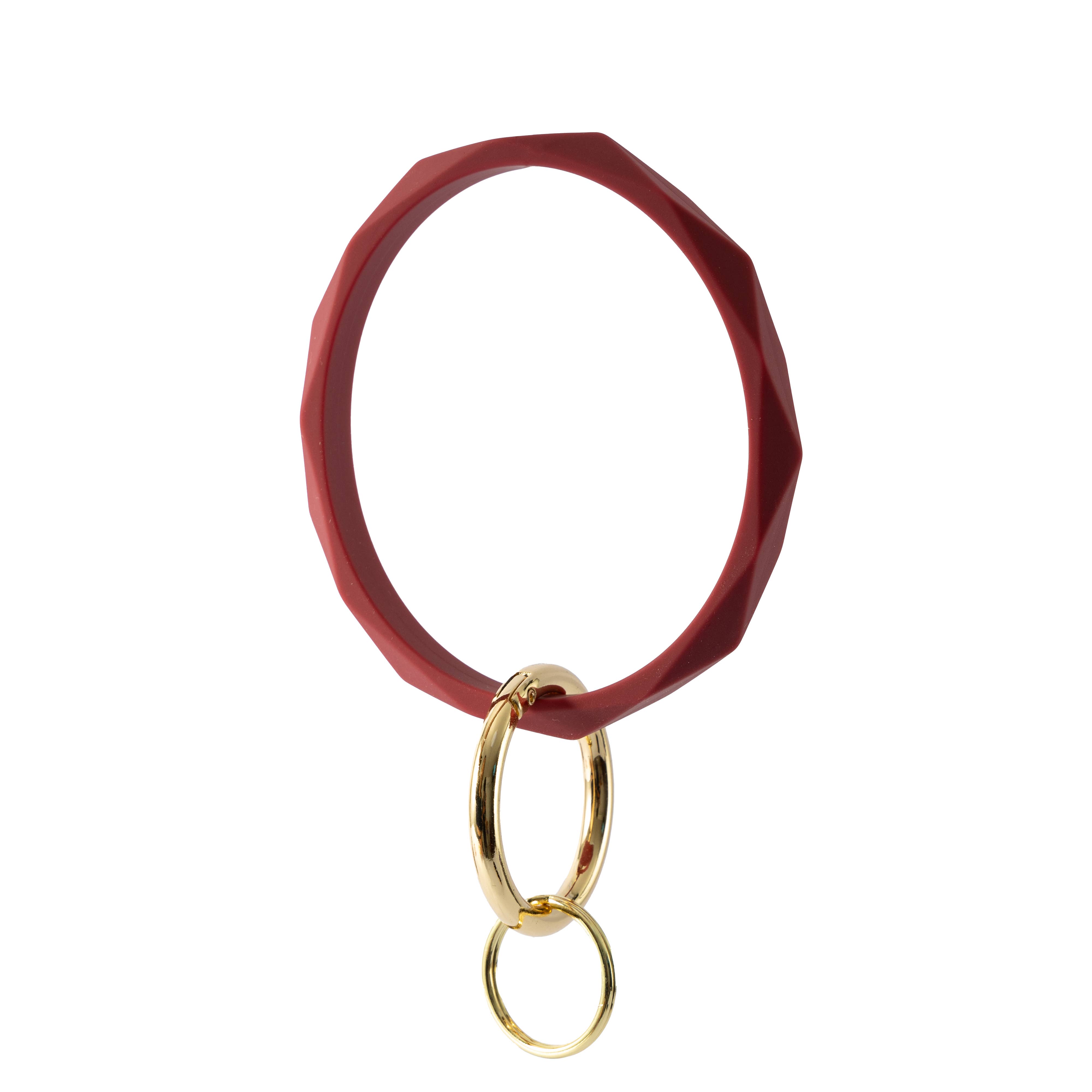 Sparkle Being - Venta al por mayor Pulseras llavero - Brazalete de silicona con llavero minimalista5