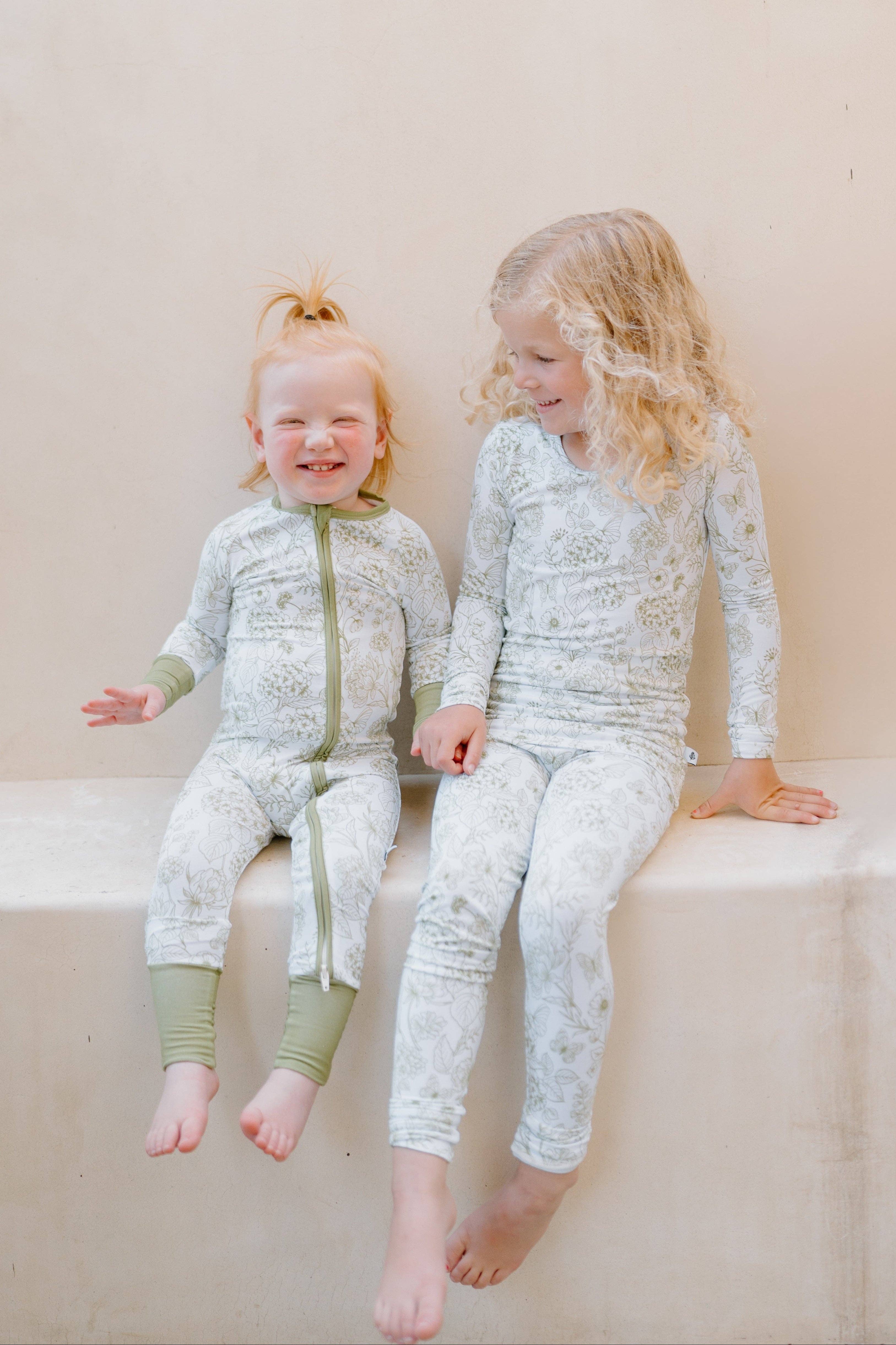 Shae & Palmer - Wholesale Bodysuit (Non-Footed) - Baby - Botanical - Moss Green – Baby Romper2