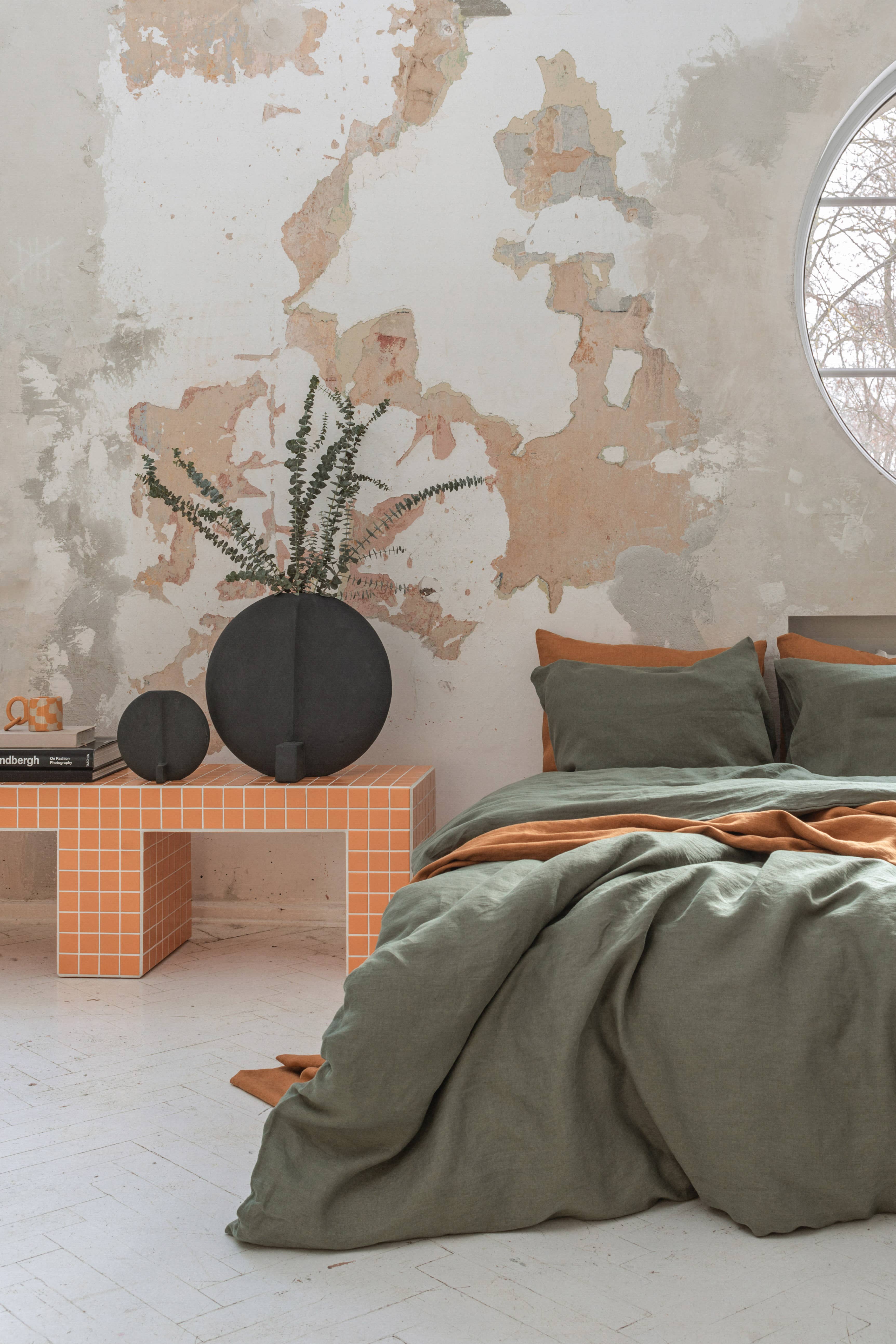 dodesign - Wholesale Beddengoedset - Linnen beddengoed set / Nordic moss1