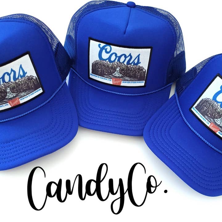 The Candy Collections - Wholesale Trucker Hat - Unisex - Schlitz Coors malt liquor Patch Vintage Trucker Hat cap beer