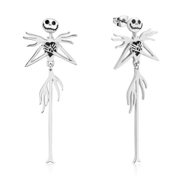Jack Skellington Drop Earrings for wholesale by Couture Kingdom