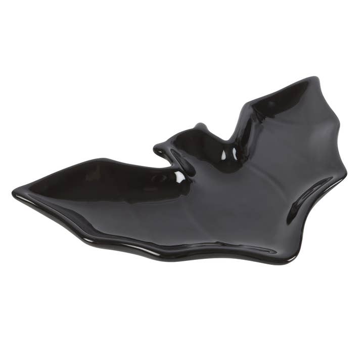 Something Different Wholesale – wholesale Jewellery dish – Gothic Halloween Black Bat Trinket Dish