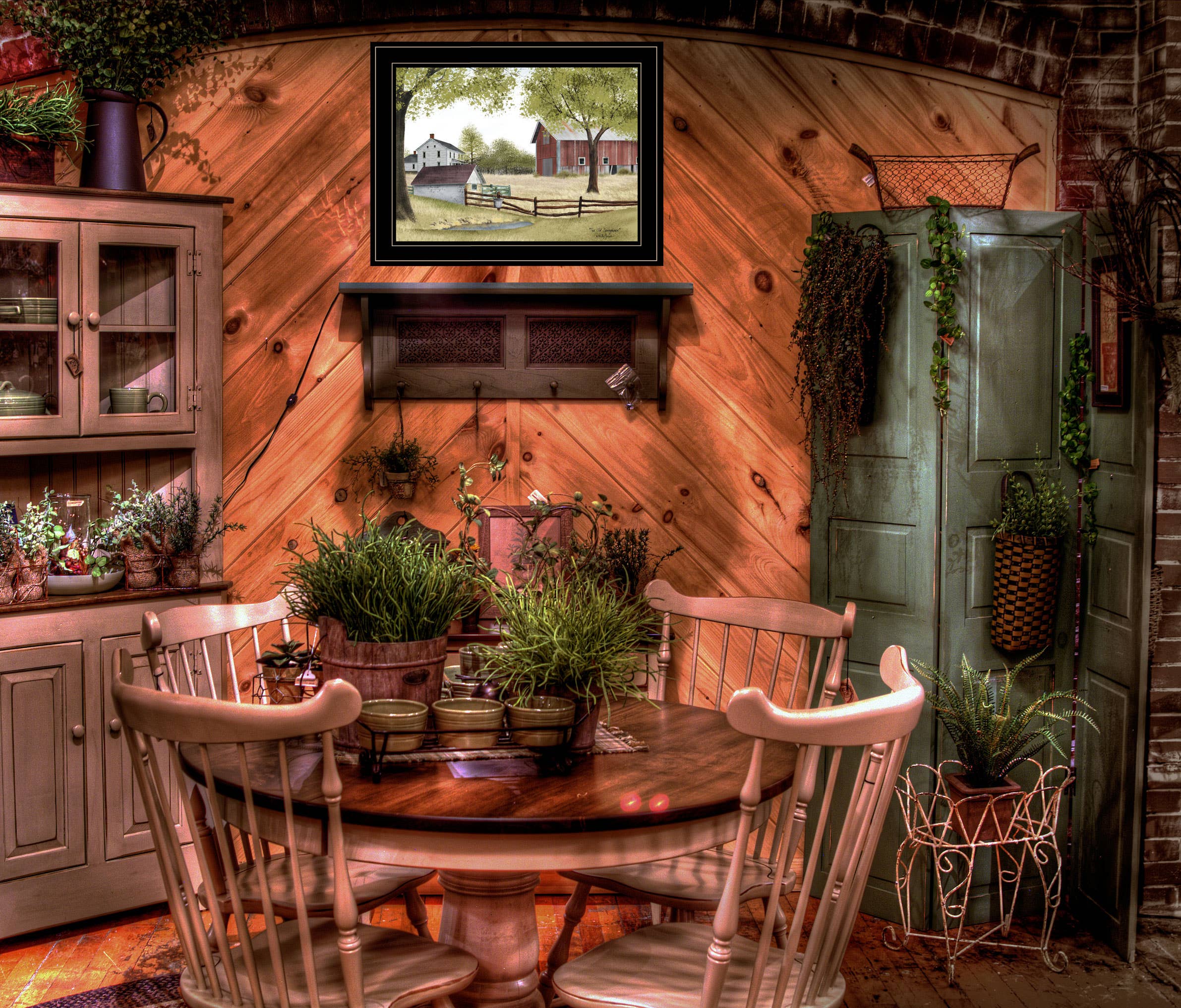 Trendy Decor 4U - Wholesale Art Print - "The Old Spring House" by Billy Jacobs, Ready to Hang Print1
