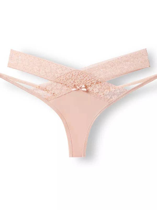 Ashley Double Strap Panty - Nude for wholesale by Savoy Active