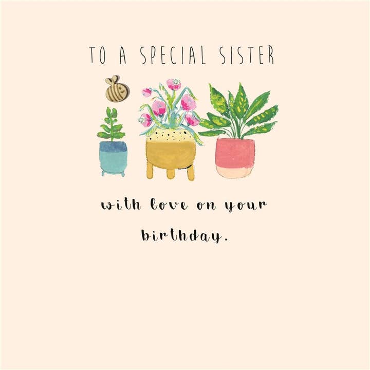 TO A SPECIAL SISTER for wholesale by Laura Sherratt Designs