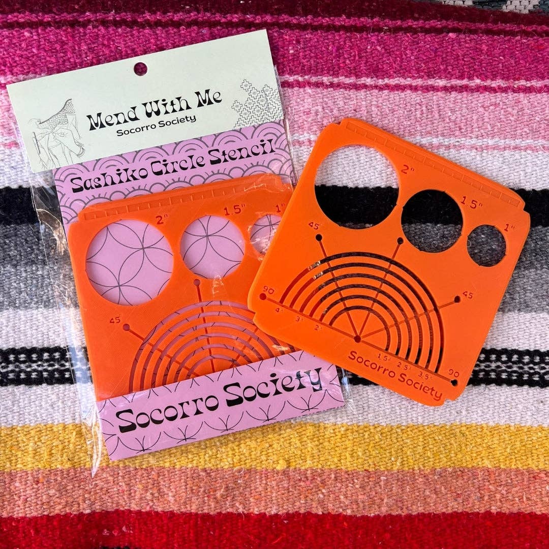 Socorro Society - Wholesale Craft Tool - Sashiko Circle Stencil7