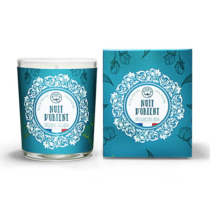 Oriental Night - Candle 180g for wholesale by ODYSSÉE DES SENS
