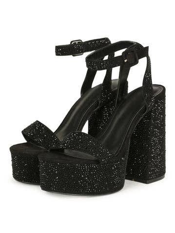 Platformhakken met strass HOEA234 voor wholesale door House of E ATL LLC