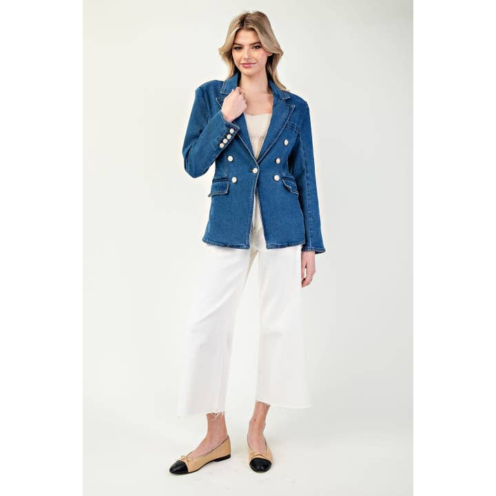 Mineral Washed Denim Jacket for wholesale on Faire7