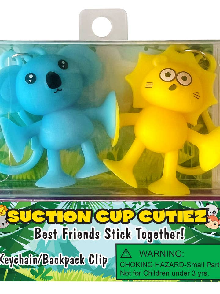 Zorbitz Suction Cup Cuties 2pk for wholesale by Zorbitz