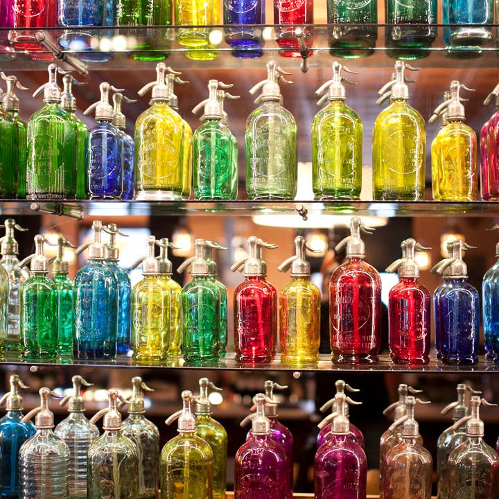 Wall of Seltzers for wholesale by The Seltzer Shop