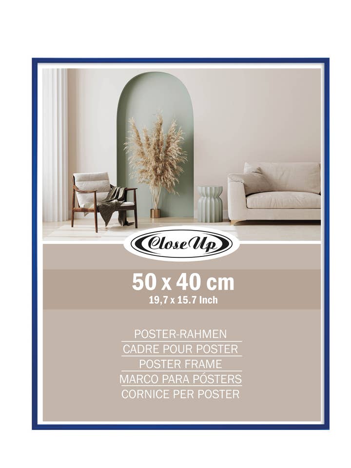 Close Up Plakatramme 40 x 50 cm Blå for engroshandel hos Close Up GmbH