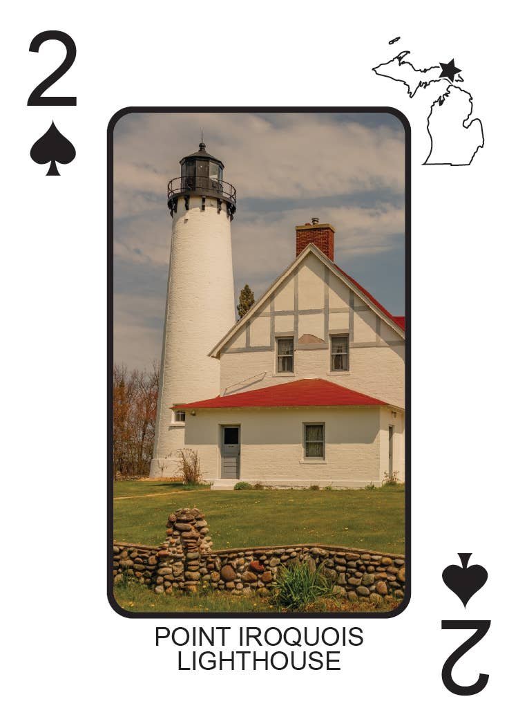 Phil Stagg Photography - Wholesale Playing Cards - LIGHTHOUSES OF MICHIGAN - Playing Cards - Euchre Friendly2