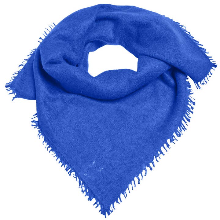 Cashmere Bandana Feli-cs in Königsblau für den Großhandel von cute stuff GmbH