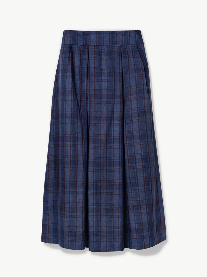 Maxi skirt with pockets Organic Linen – Valery | No More Nobody for wholesale by No More Nobody