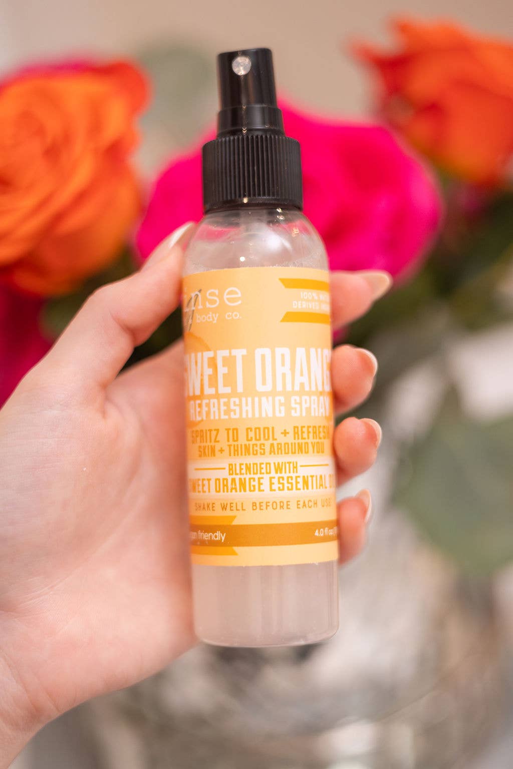 Rinse Bath Body Inc - Wholesale Face & Body Mist/Water - Refreshing Spray - Sweet Orange3