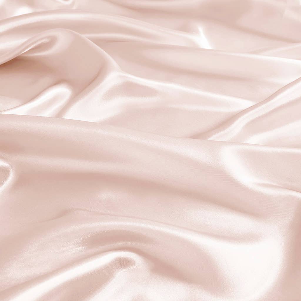 Olliix - Vente Taies/housses d'oreiller - Parure de 2 taies d'oreiller de luxe en satin, rose poudré6