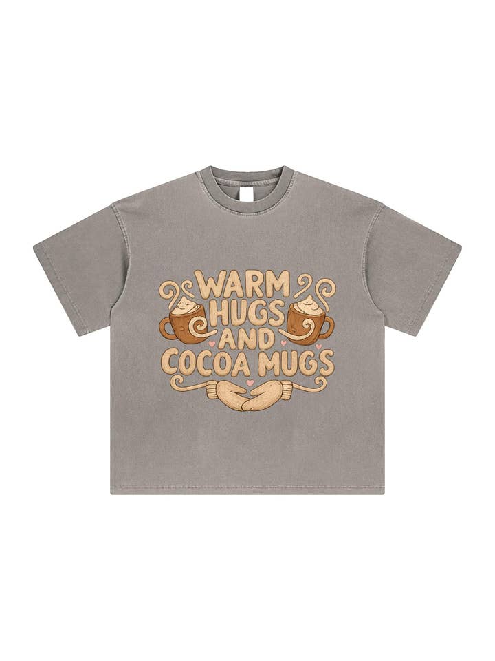 Queen Fashion - Wholesale T-Shirt (Graphic) - Unisex - comfy funny t-shirt: cocoa mugs graphic – DTG Printed Tee11