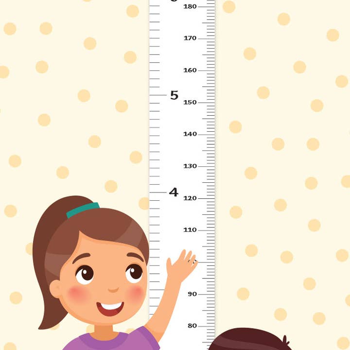Peter Pauper Press - Wholesale Growth Chart - Kids & Baby - Classic Canvas Growth Chart