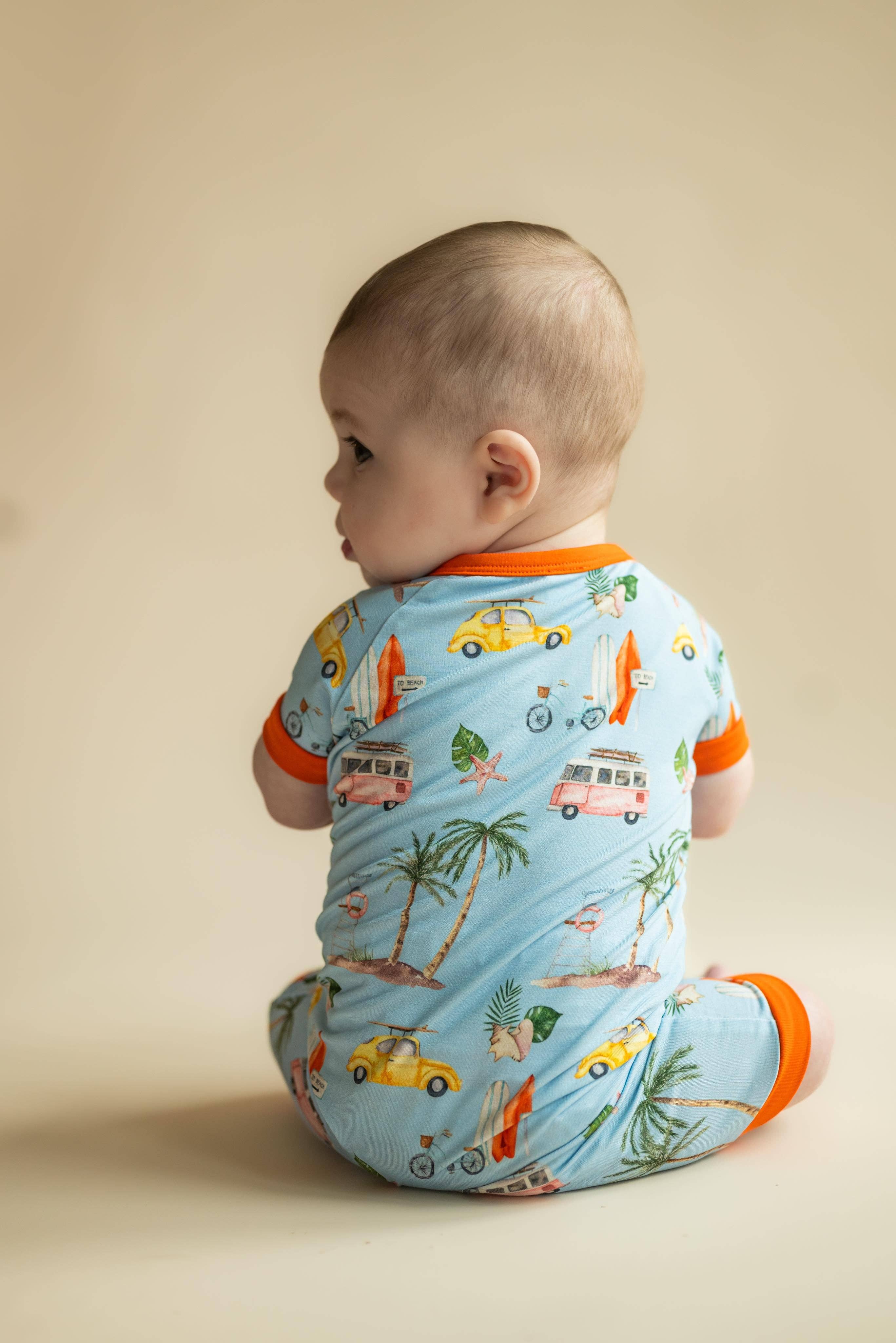 Riley & Rett - Vendita all'ingrosso Tutina - Neonati - Pantaloncini Surf & Sand1