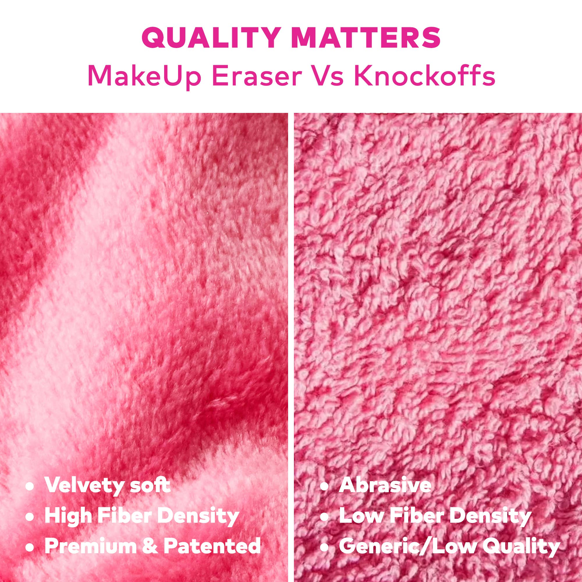 The Original MakeUp Eraser - Vendita all'ingrosso Struccanti - Set 7 Giorni Rosa | Eco-Friendly MakeUp Eraser8