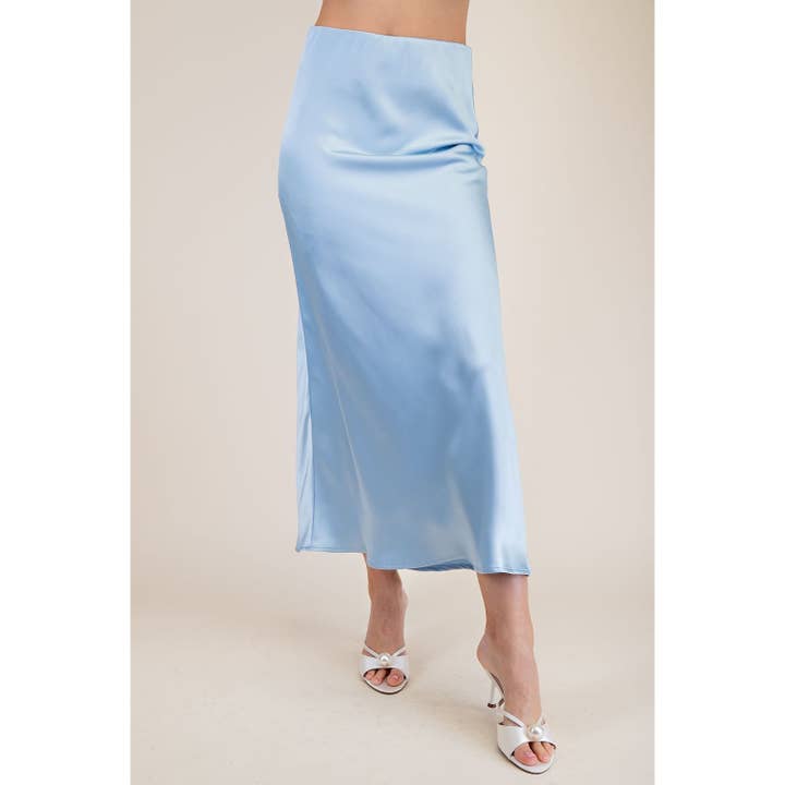 Saia Cetim Midi por atacado de STYLE USA