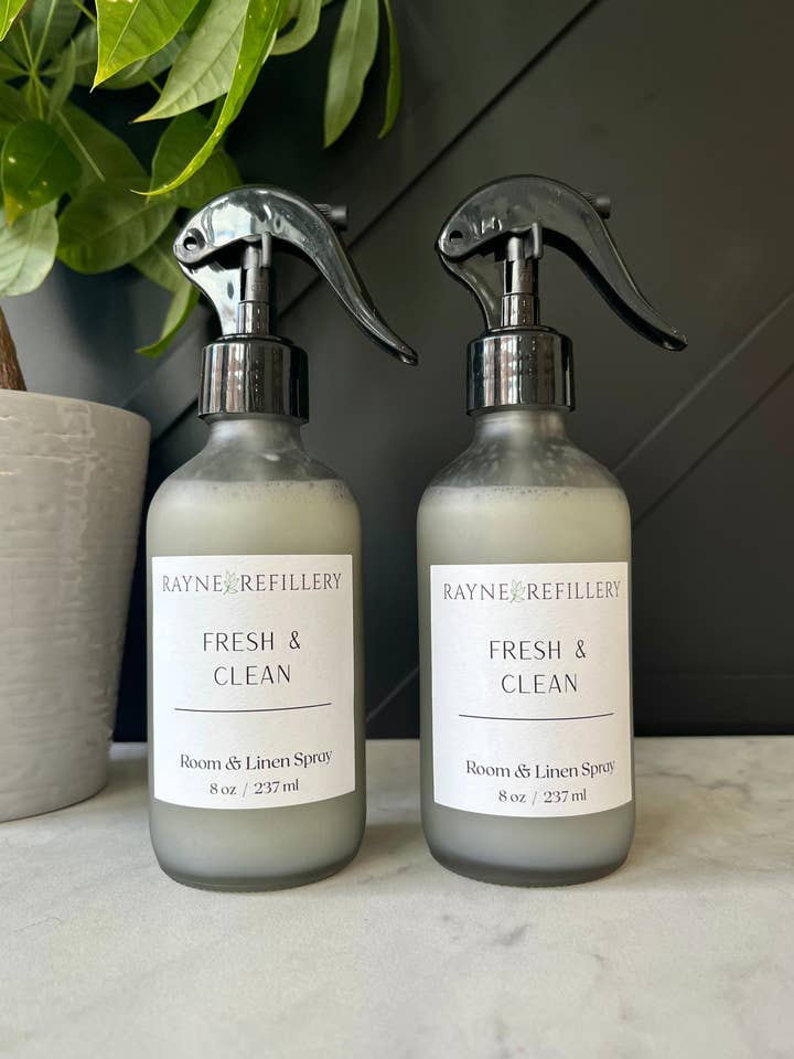 Room & Linen Spray - Fresh & Clean Natural Air Freshener for wholesale by Rayne Refillery