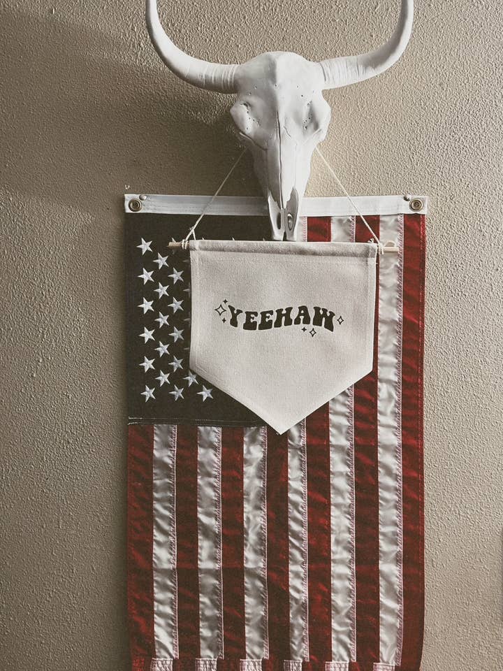 WESTERN CANVAS BANNER for wholesale by wolfnasher