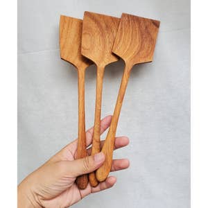 Curved Wooden Spatula