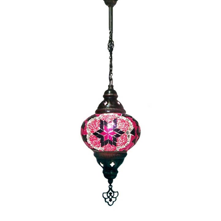 Red Star Pattern With Size 2 Globe Chandelier for wholesale by Access by Mediterranean Concepts