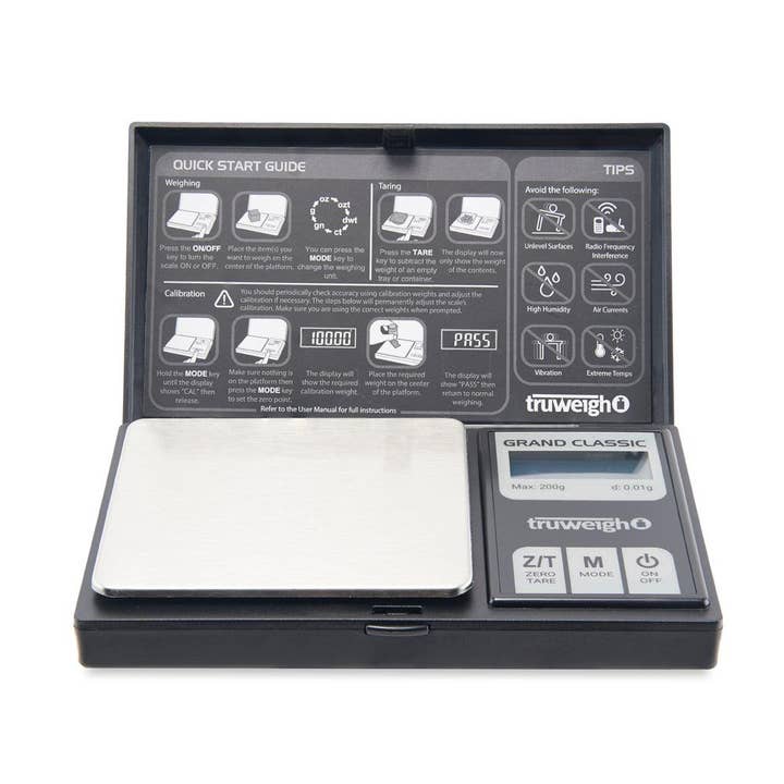 Cannatron - Wholesale Kitchen Tool/Gadget - Truweigh Grand Classic Digital Scale - 200g x 0.01g