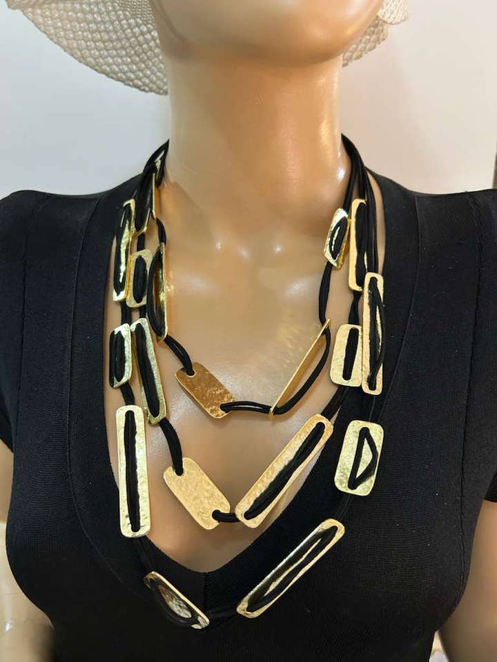 Leather Necklace” for wholesale by BUBU BY TEKIN SHOP