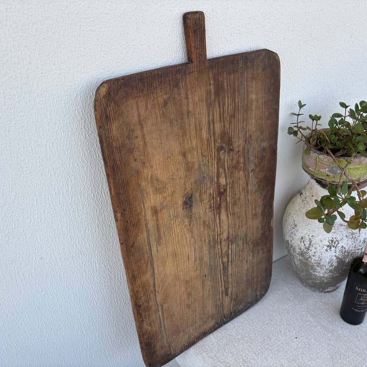 Rustic Remnents - Wholesale Cutting board - Vintage Wooden Bread Board – Antique Turkish Dough Board6