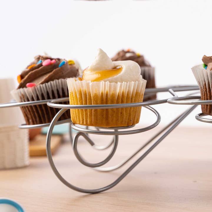 Portofino International Trading, USA - Wholesale Cake Stand - Wire Cupcake Stand - 4 Tier3