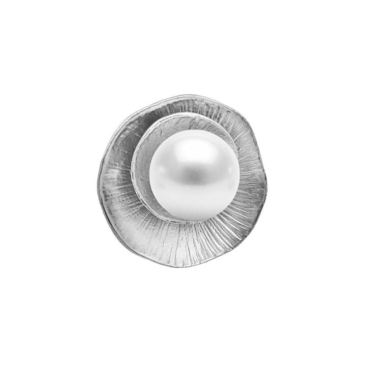 AMORINO SRL - Wholesale Cocktail/Statement Ring - Adjustable Pearl Ring - M14518360B86