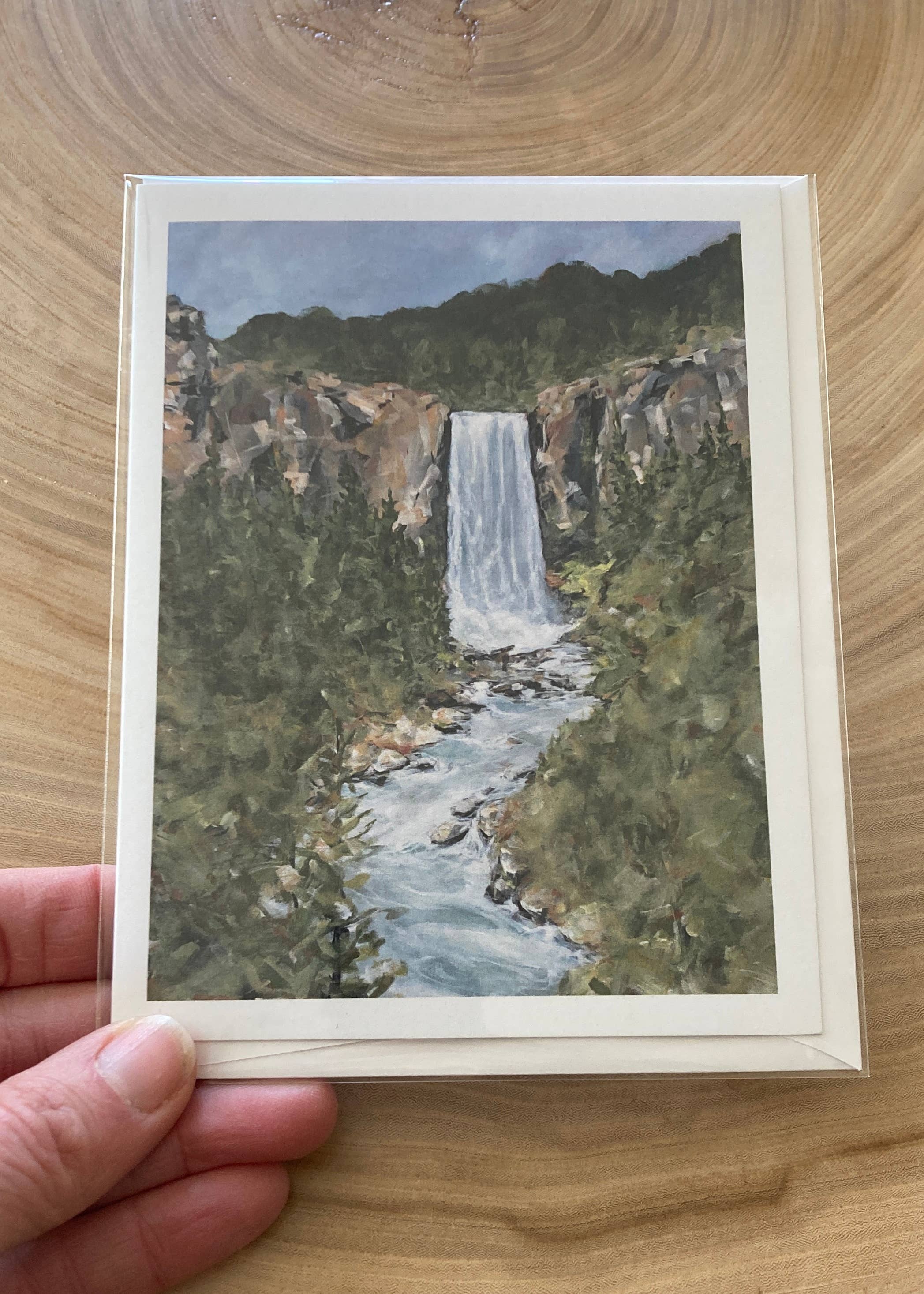Emily Livengood Art - Wholesale Everyday Greeting Card - Tumalo Falls Greeting Card1