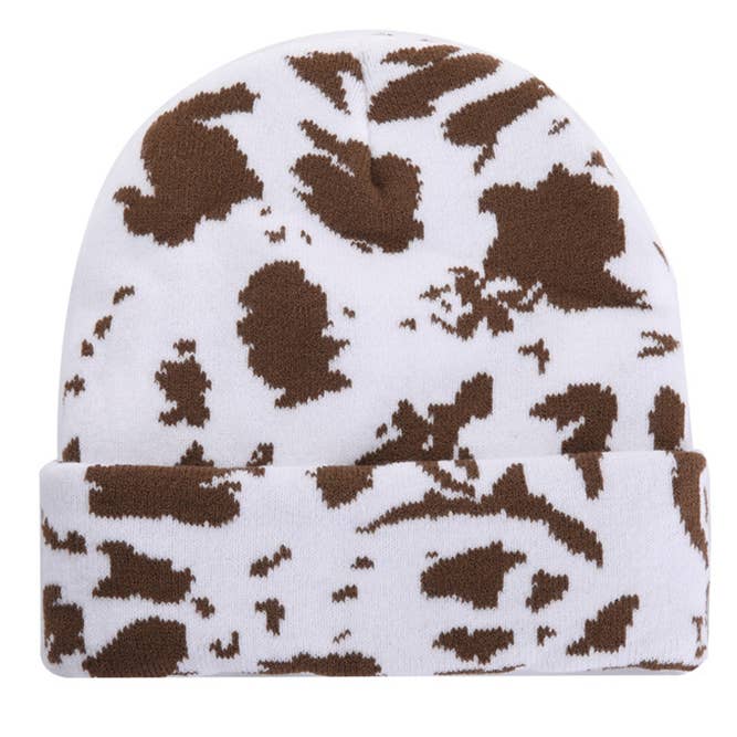 UNISHE - Wholesale Beanie - Women's - Cow Knit Western Beanie Hat MOQ 3pcs ZK369