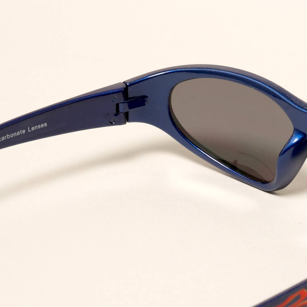  ASSORTED COLOR Kids Trendy Flame Pattern Sunglasses for wholesale on Faire15