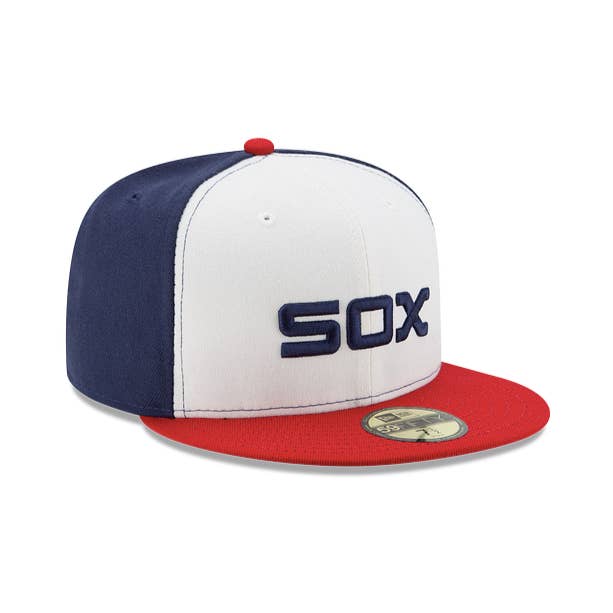 Rat City Sk8 Shop - Wholesale Flat Brim Cap - Unisex - CHICAGO WHITE SOX NEW ERA 59FIFTY FITTED HAT
