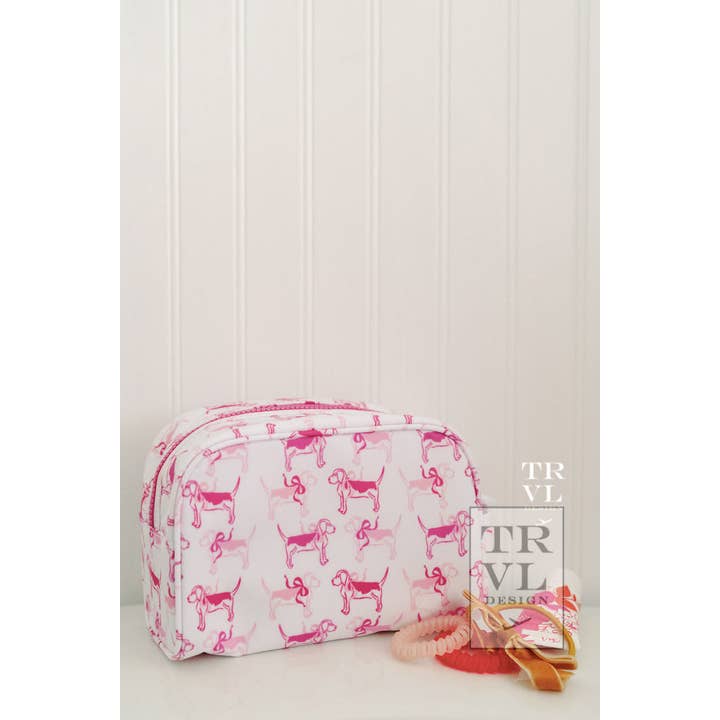 Stow It - Puppy Love Pink Dopp Kit Bag for wholesale on Faire
