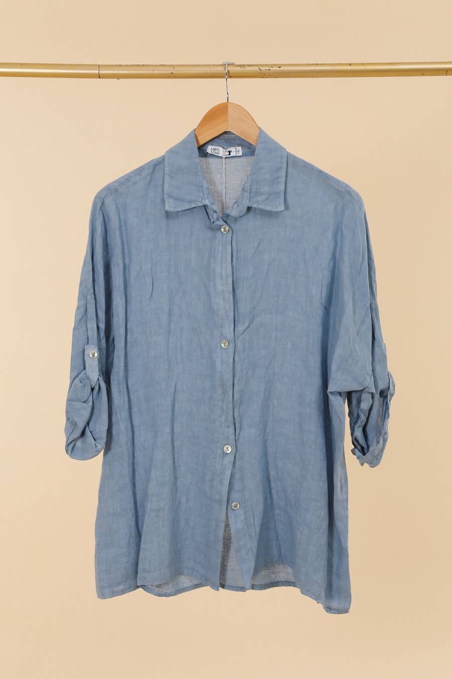 la maison des fibres naturelles - Wholesale Button Down Shirt - Women's - 620090u 100% linen shirt made in Italy15