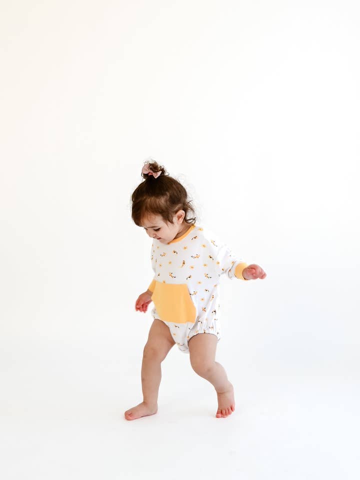 Bubble Baby - Wholesale Bodysuit (Non-Footed) - Baby - Koi | Long Sleeve Bubble Romper