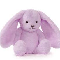 Lavender Loppity Bunny Soft Toy 13.5"/34cm for wholesale by OB Designs