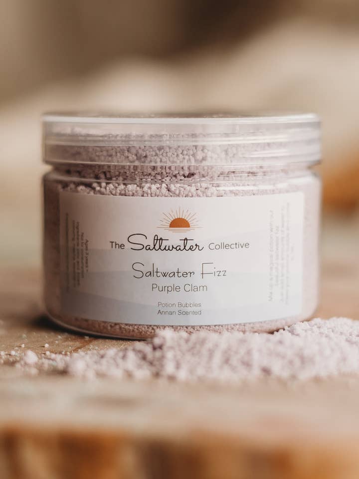 Purple Clam Saltwater Fizz - 250g Potion Play for wholesale by The Saltwater Collective
