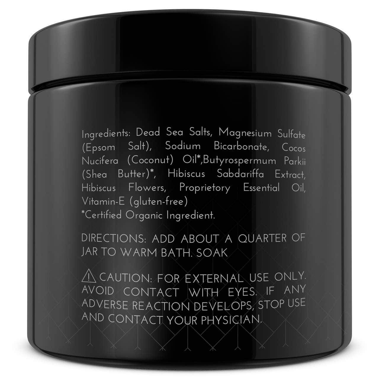 The Midwest Sea Salt Company - Wholesale Bath Salts - Mineral Sea Salt Bath Soak - Unscented 16oz (453gr)2