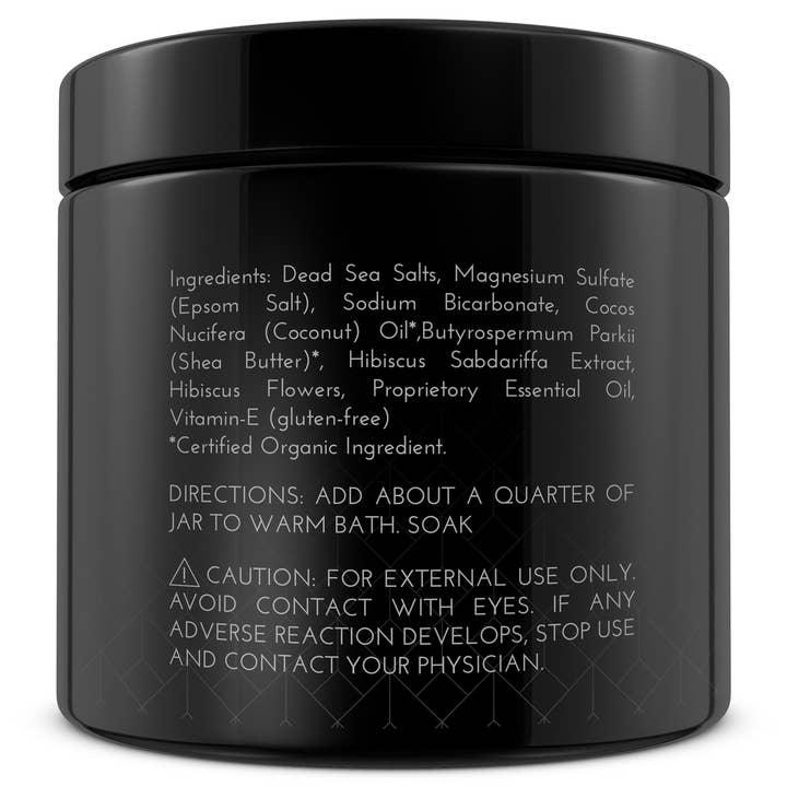 The Midwest Sea Salt Company - Vente Lait de bain - Sel de mer minéral de trempage - Non parfumé 16 oz (453 gr)2