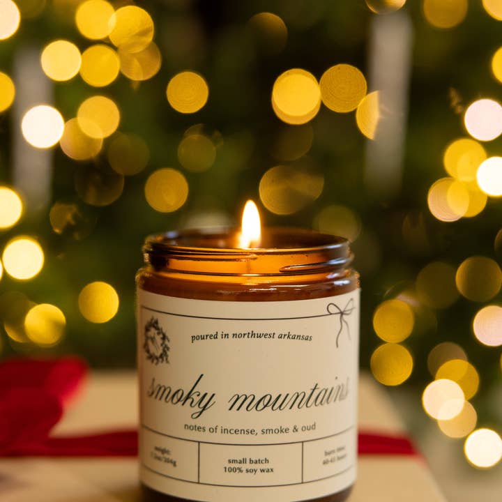 The Little Candle of NWA - Wholesale Jar/Filled Candle - Smoky Mountains