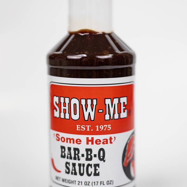 Show-Me 'Some Heat' Bar-B-Q-sås 623 ml för wholesale av Show-Me Bar-B-Q Sauce