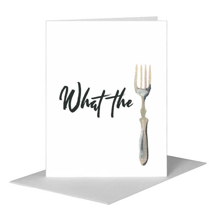 Besteck, Grußkarte (#7311D) für den Großhandel von Printed Canvas